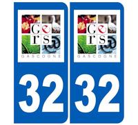 immatriculation 32 Gers - Sticker/autocollant
