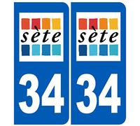 immatriculation 34 Sète - Sticker/autocollant