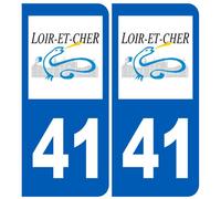 Immatriculation 41 (Loir-Et-Cher) - Sticker/Autocollant