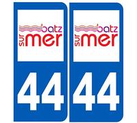immatriculation 44 Batz sur Mer - Sticker/autocollant
