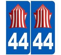 immatriculation 44 La Baule - Autocollant(sticker)