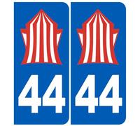 immatriculation 44 La Baule - Autocollant/Sticker