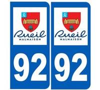 immatriculation 92 Rueil-Malmaison - Sticker/autocollant G