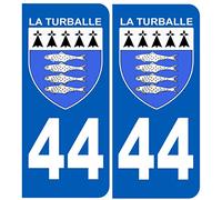immatriculation La Turballe 44 - Autocollant/Sticker