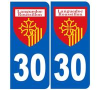 Immatriculation Languedoc-Roussillon 30 - Sticker