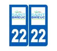 Immatriculation Saint-Brieuc - Sticker/Autocollant