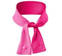 Immediate Chill Tour de cou réutilisable Accessoire de refroidissement pour cyclisme Gym Tissu à séchage rapide 35 cm de longueur Deep Space Grey Ice Écharpe pour cou, rose rouge, Taille unique