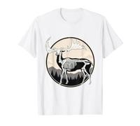 Immense élan Irlandais préhistorique T-Shirt Graphique avec Valeur, Homme, Blanc, S