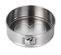immer Moule à Manqué à Charnière Démontable en acier inoxydable, non revêtu, sans BPA/PFAS, 25 cm rond