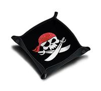 IMMERSION Piste de dés 21x21 cm - Plateau à dés Pliable Haute Qualité pour Jeu de Société - l'accessoire Parfait pour Vos Jeux - incassable - imprimé en France (Pirate Bandana)