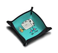 IMMERSION Piste de dés 21x21 cm - Plateau à dés Pliable Haute Qualité pour Jeu de Société - l'accessoire Parfait pour Vos Jeux - idéal pour Le Transport - incassable - imprimé en France (Dé-tox)