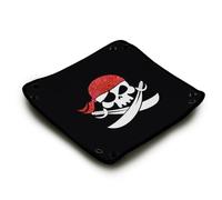 IMMERSION Piste de dés 21x21 cm - Plateau à dés Pliable Haute Qualité pour Jeu de Société - l'accessoire Parfait pour Vos Jeux - incassable - imprimé en France (Pirate Bandana)