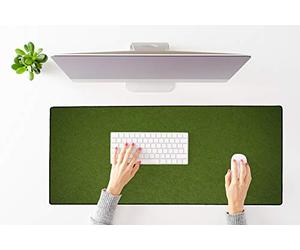 IMMERSION Tapis de Bureau Green Carpet 90 x 40 cm - Haute Qualité de Glisse - Antidérapant - Imaginé et imprimé en France