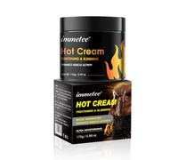 immetee Anti-cellulite tenace, Crème Anti-Cellulite, Crème Chaude, massage de cellulite, Tendre les muscles, Réduit efficace la graisse de la taille et des hanches, crème chaude,170g