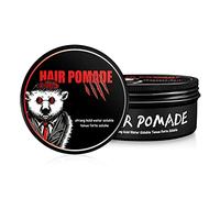 immetee Cire cheveux, Crème de modelage, Crème Coiffante pour Cheveux, Cire pour Cheveux Homme, Cire de coiffage, Hair Pommade Pâte Coiffante Fixation Très Forte, 120g. (RED)
