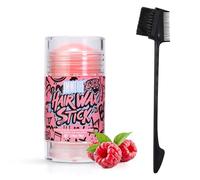 immetee Cire Coiffante en Stick - Styler Anti-Frisottis et Contrôle des Bordures - Texture Sèche Non Grasse et Sans Résidu - Pour Lisser les Baby Hair, Perruques et Tresses - 30g (Framboise)