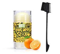 immetee Cire Coiffante en Stick - Styler Anti-Frisottis et Contrôle des Bordures - Texture Sèche Non Grasse et Sans Résidu - Pour Lisser les Baby Hair, Perruques et Tresses - 30g (Orange)