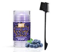 immetee Cire Coiffante en Stick - Styler Anti-Frisottis et Contrôle des Bordures - Texture Sèche Non Grasse et Sans Résidu - Pour Lisser les Baby Hair, Perruques et Tresses - 30g (Myrtille)