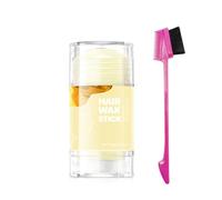 immetee Hair Wax Stick, Bâton de cire pour cheveux, Bâton de cire pour cheveux lisses pour femmes, Gel de contrôle des pointes, Smooth Frizz Hair Slick Stick.30g (Orange)