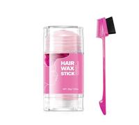 immetee Hair Wax Stick, Bâton de cire pour cheveux, Bâton de cire pour cheveux lisses pour femmes, Gel de contrôle des pointes, Smooth Frizz Hair Slick Stick.30g (Rose)