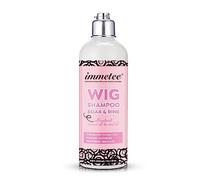 immetee Wig Shampoo - Shampoing Perruques Synthétiques - Nettoie en Douceur les Extensions & Perruques en Dentelle - Anti-frisottis pour Perruques d'entretien (300ml, Perruques Humain)