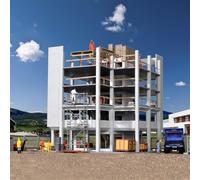 Immeuble en construction + accessoires chantier -HO-1/87-KIBRI 38537