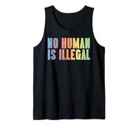 Immigrant No Human is Illegal Rights Soutien Hommes Femmes Enfants Débardeur