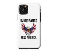 Immigrants Feed America US Eagle Flag Pro Immigration Rights Coque pour iPhone 11 Pro