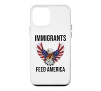 Immigrants Feed America US Eagle Flag Pro Immigration Rights Coque pour iPhone 12 Mini