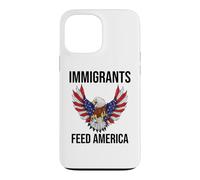 Immigrants Feed America US Eagle Flag Pro Immigration Rights Coque pour iPhone 13 Pro Max