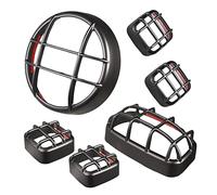 IMMLSX Couverture Protecteur Phare Pour CT125 Pour Trail 125 Pour Hunter Pour Cub 2020 2021 2022 2023 Moto Noir Mat Phare Clignotant Feu Arrière Couvercle De Grille(A)