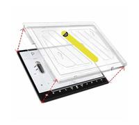 IMMLSX Film Protection Écran Film Protection D'écran Tactile Verre Trempé HD Pour Tesla Pour Model 3 Y Pour Highland 2021-2024 Pour Commande Centrale Arrière(2024 3)