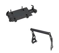 IMMLSX Moto Navigation Bracket pour Royal for Enfield for Himalayan 2016-2020 Moto Accessoires Téléphone Portable Navigation GPS Plaque Support Barre De Montage(A and 22mm)