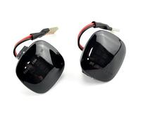 IMMLSX Voiture Clignotant Latéral Pour A3 Pour A4 Pour A8 2X Clignotants Latéraux À LED Dynamiques Feux Position Latéraux(Smoked black)