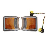IMMLSX Voiture Clignotant Latéral Pour Scania P230 G480 R480 T470 Pour Scania 2x Clignotant Led + DRL Camion Clignotants OEM 1949900 2241544 2442637 Feux Position Latéraux(With 2pcs connectors)