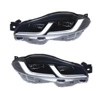 IMMLSX Voiture Ensemble Phares Pour Jaguar Pour XJL Phare LED 2011-2019 XF XE DRL Clignotant Feux Route Ange Oeil Projecteur Lentille Paire Lampe Frontale Phares(X*F,AFS USER)