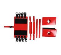 Immobilisateur de tête de table spinale, immobilisateur universel d'urgence EMS/EMT avec sangles réglables, dispositif imperméable NBR et coton pour la fixation