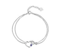 immobird Bracelet pierre de naissance Tanzanite bracelet femme Argent Sterling 925 Cadeau d'Anniversaire pour Fille Maman (Tanzanite)