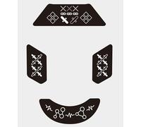 immoenuc Patins de souris en verre pour Logitech G903 Lightspeed - Tapis de souris de jeu sans fil lisse et durable - Fabrication en verre trempé plus fin (motif d'impression)