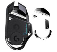 immoenuc Patins de souris en verre pour souris de jeu sans fil Logitech G502 Lightspeed - Accessoires de souris de jeu lisses et durables - Fabrication en verre trempé plus fin (motif terre)