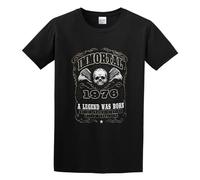 Immortal 1976 A Legend Was Born 40Th Birthday Gift Unisex 100% Cotton Short-Sleeve T-Shirts Black XXXL