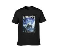Immortal at The Heart of Winter Men's T-Shirt Unisex Cotton Hip Hop Print Tee Shirts Black 3XL