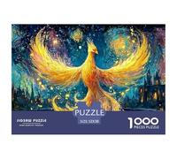 Immortal Bird Rising from The Ashes 1000 Pièces Carton Extra-épais Coffret De Puzzles Fire Bird Stimulant Et Éducatif Jeu Créatif Puzzles As Birthday Gifts 52x38cm/1000pcs