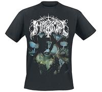 Immortal Blizzard Beast Homme T-Shirt Manches Courtes Noir M, 100% Coton, Regular/Coupe Standard