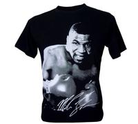 Immortal Homme Mike Tyson Boxing Heavyweight Champion T-Shirt V1 Noir Taille M