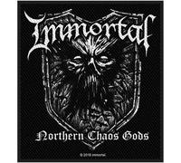 Immortal - Patch "Northern Chaos Gods" - Polyester RO6549 (taille unique) (Noir/Blanc)