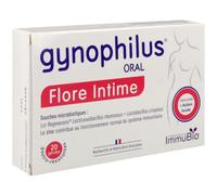 Immubio Gynophilus Oral Flore Intime 20 Capsules