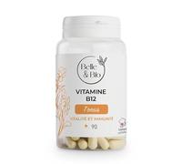 IMMUNITÉ & VITALITÉ - Vitamine B12 - 90 Gélules - Cure 3 Mois - Complément Alimentaire BELLE&BIO - Fabriqué en France