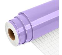 IModeur 25Ft vinyle adhésif Violet - 30,5 x 762 cm Vinyle adhesivo permanent pour tasse, vinyle Cricut pour cadeau d'anniversaire, ornements de fête, décoration intérieure