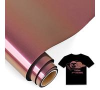 IModeur 5 Ft Rouleau Vinyle Thermocollant Or vers rouge - 30,5 x 153 cm flex thermocollant pour Cricut Maker, Silhouette Cameo, vêtements, bonnets, pantalons, autres tissus